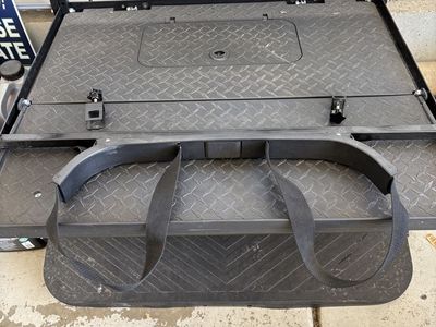 Golf Cart rear seat golf bag holder