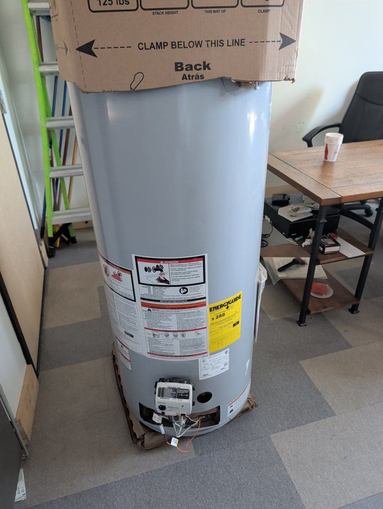 Repair or Scrap 
AO Smith HUR-50 400 Natural Gas 50 Gallon Water Heater - Built 02/24/2021