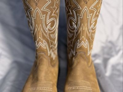 Durango Square Toe Cowboy Boots 10D