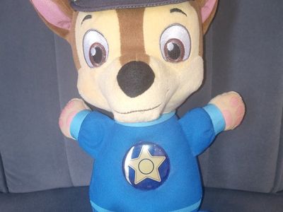 Paw Patrol Chase Talking Light-Up Plush Toy - Excellent Condition