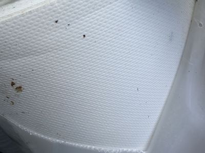 New. Garage Door Insulation White Textured Foam Board Insulation Sheets - garage door insulation