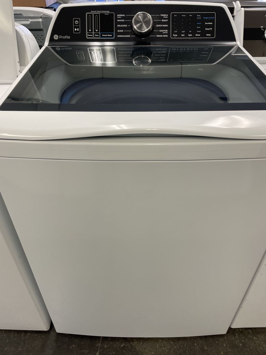 GE Profile Gorgeous Large Capacity Washer with a 30 Day Warranty!