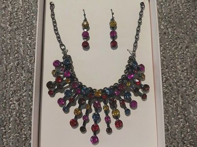 Multi-color Statement Necklace