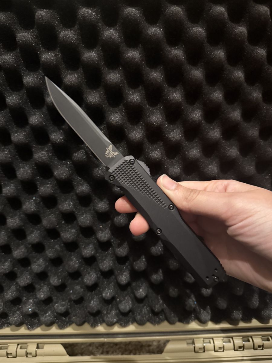 Benchmade 4600DLC Phaeton Black Al Auto OTF