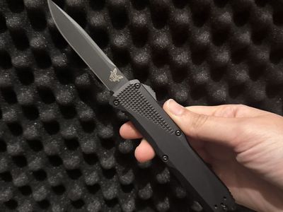 Benchmade 4600DLC Phaeton Black Al Auto OTF