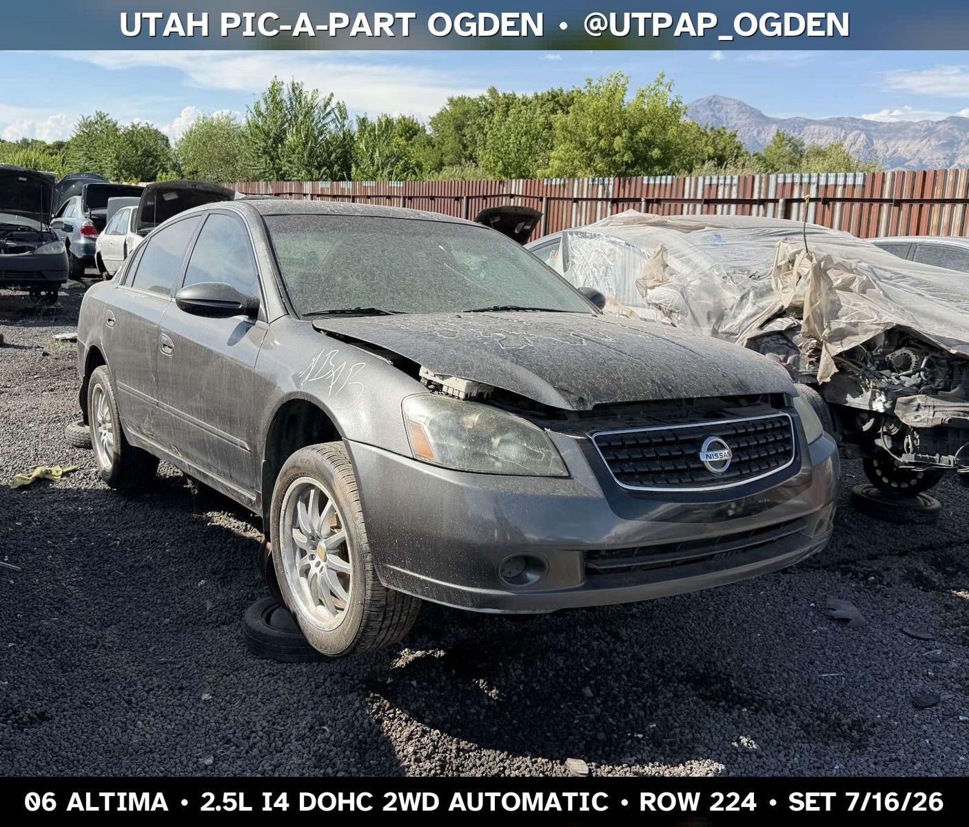 2006 Nissan Altima Parts - UTPAP Ogden