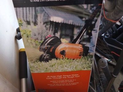 black and Decker 2 in 1 edger trencher