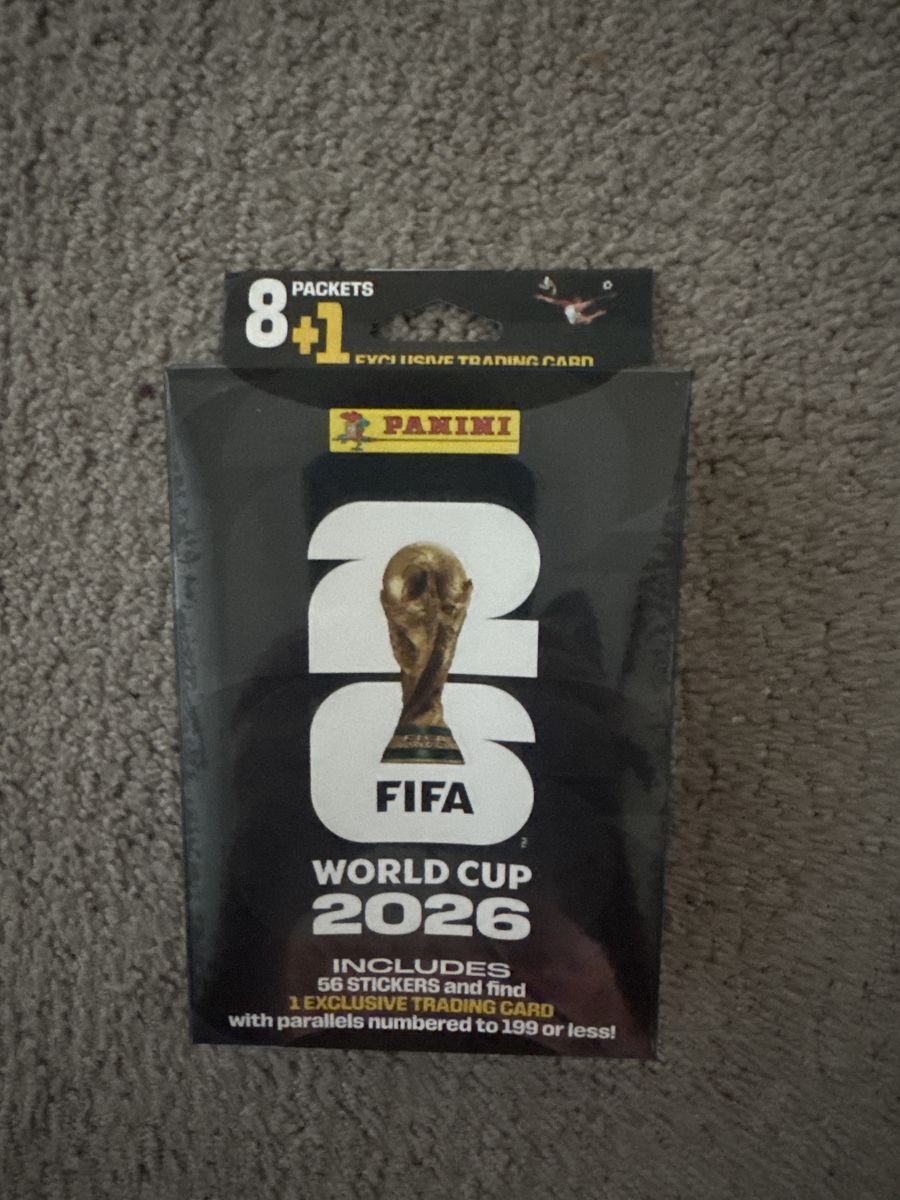 Panini FIFA World Cup 2026 Sticker Collection: 8+1 Packs, 56 Stickers + Exclusive Trading Card