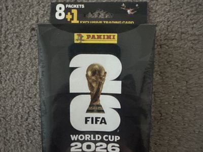 Panini FIFA World Cup 2026 Sticker Collection: 8+1 Packs, 56 Stickers + Exclusive Trading Card