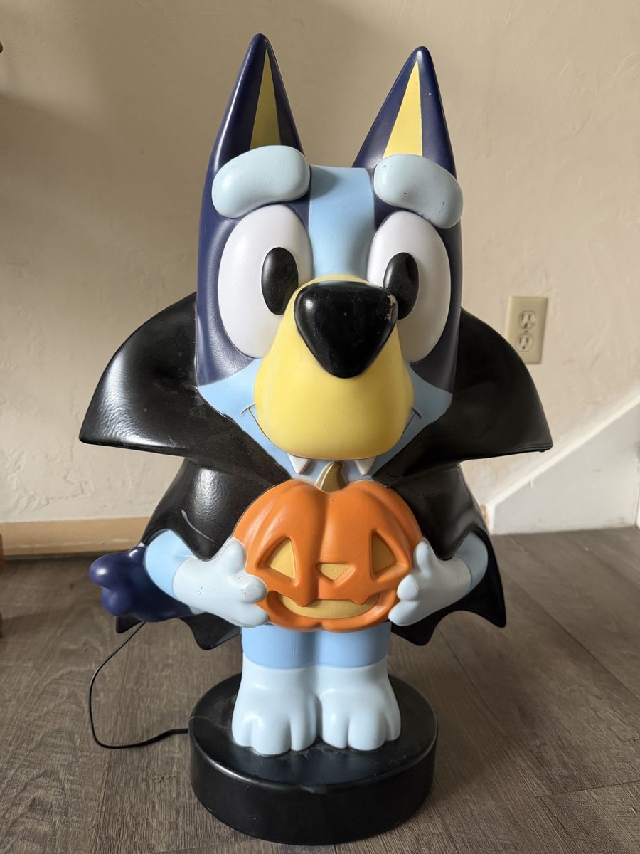 Bluey Halloween Blow Mold Character Light-Up Decor