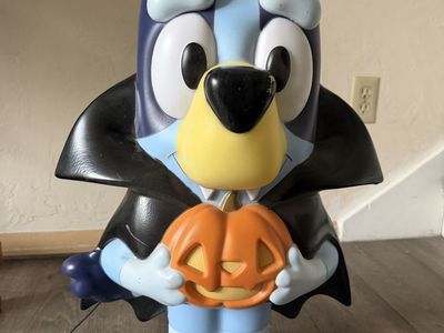 Bluey Halloween Blow Mold Character Light-Up Decor
