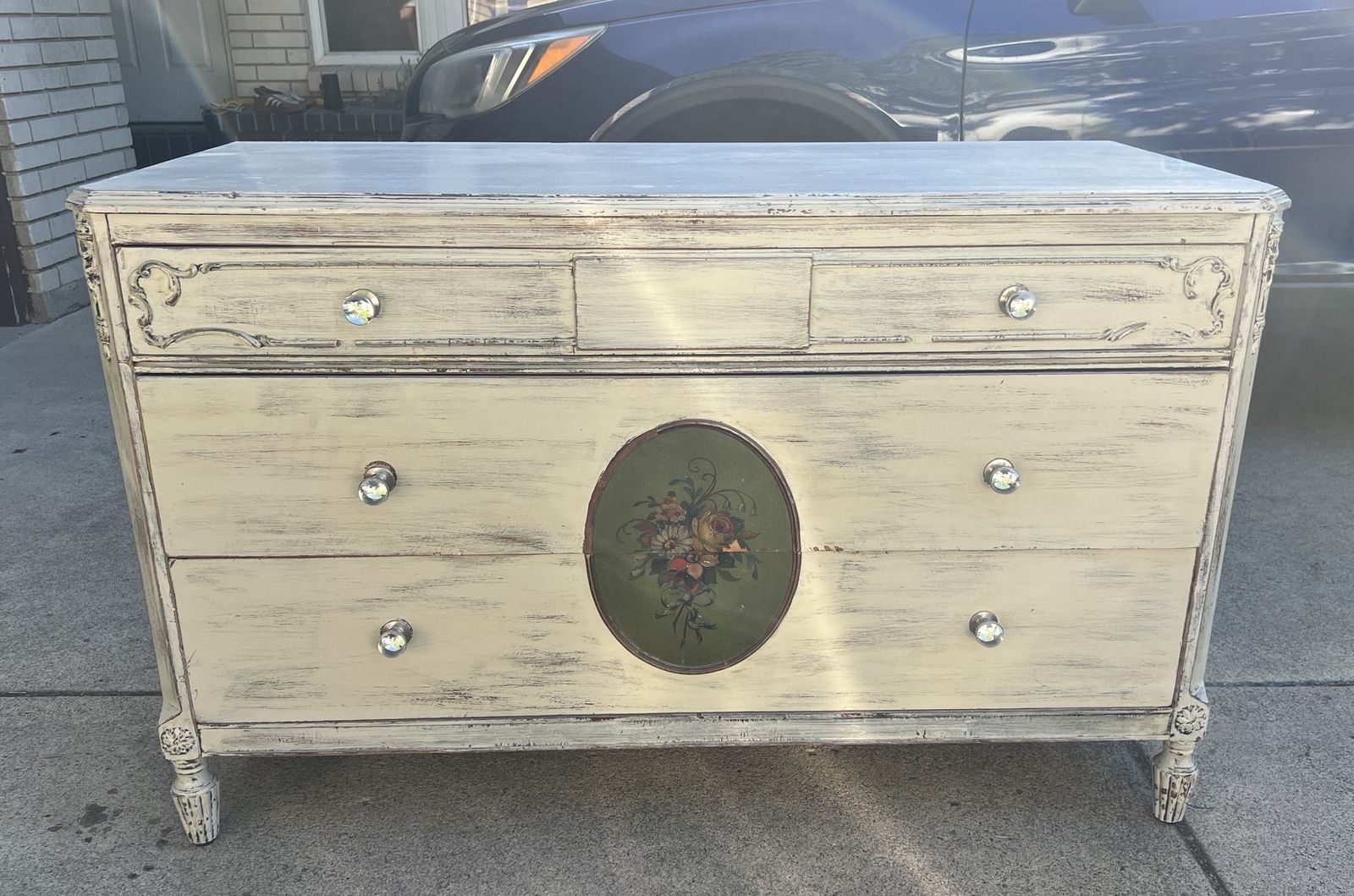 Dresser - Refurbished Antique - 3 drawer