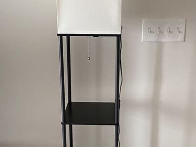 Lamp With Shelves