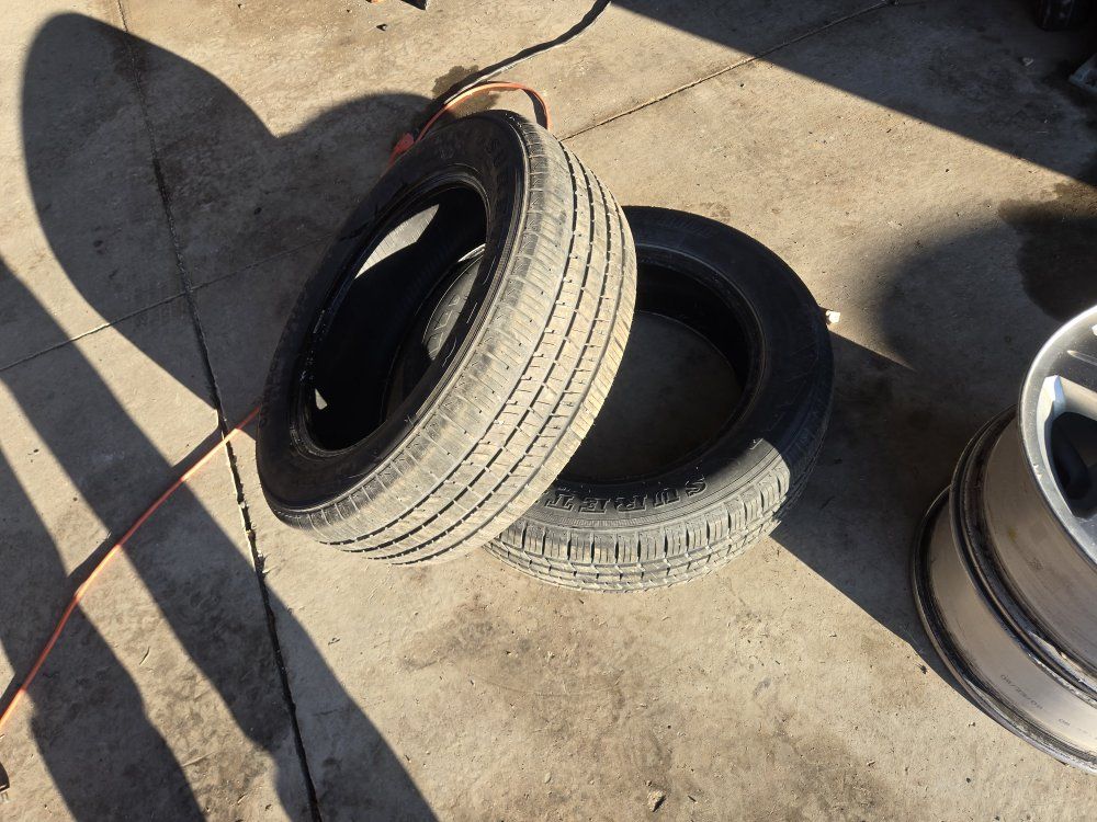 Pair of 215 60 17" Suretrac Tires
