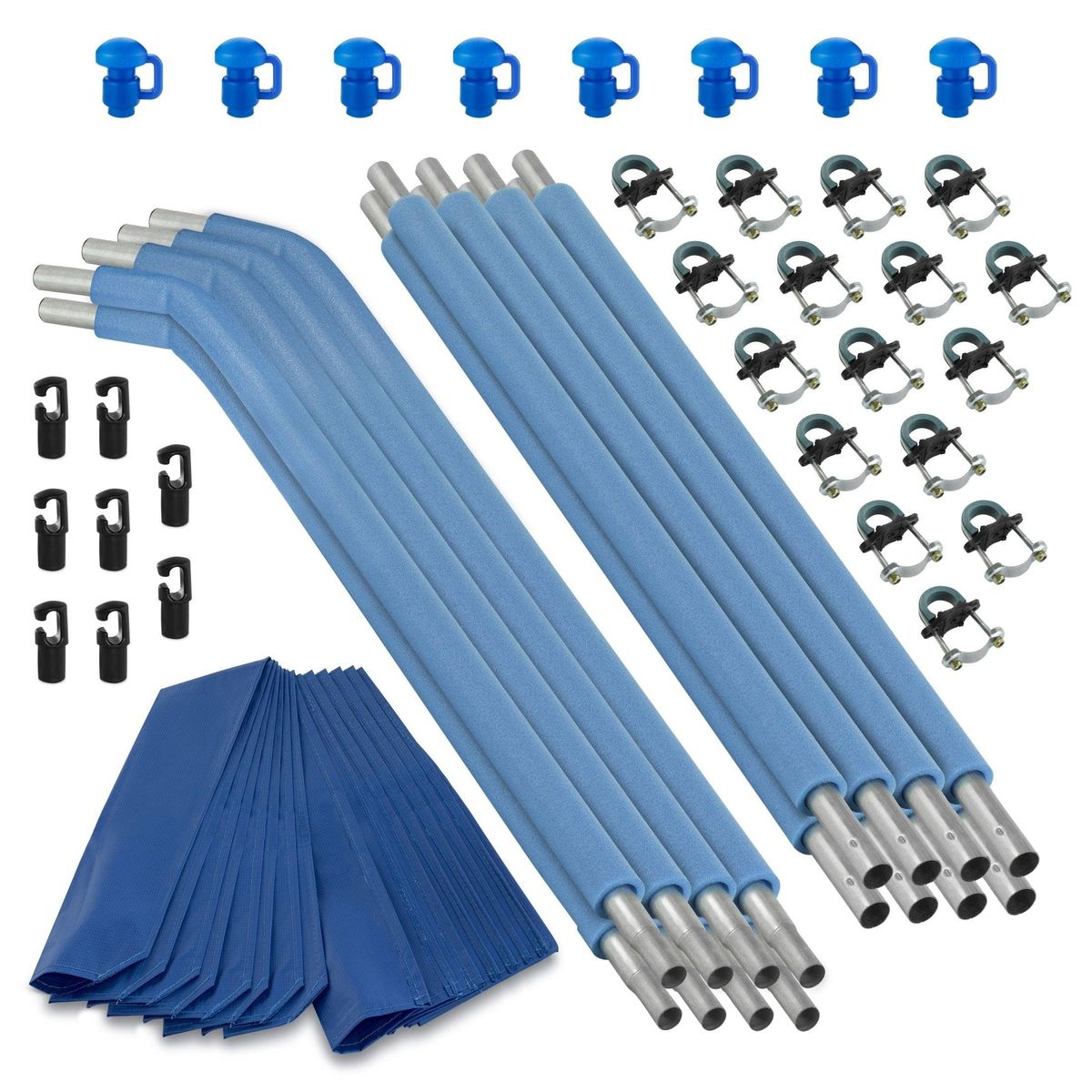 Trampoline Enclosure Poles with Hardware