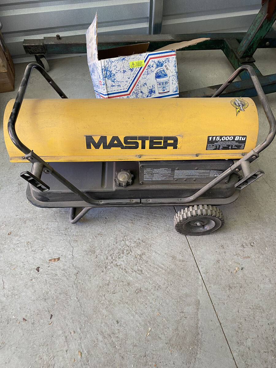 Master oil fired heater