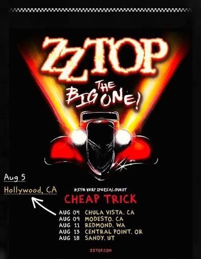 ZZ Top Cheap Trick - Good Seats!