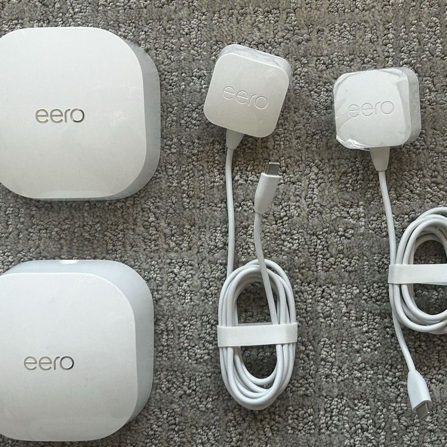 eero WiFi 6 Mesh Routers (2-Pack) – Fast Whole Home Coverage