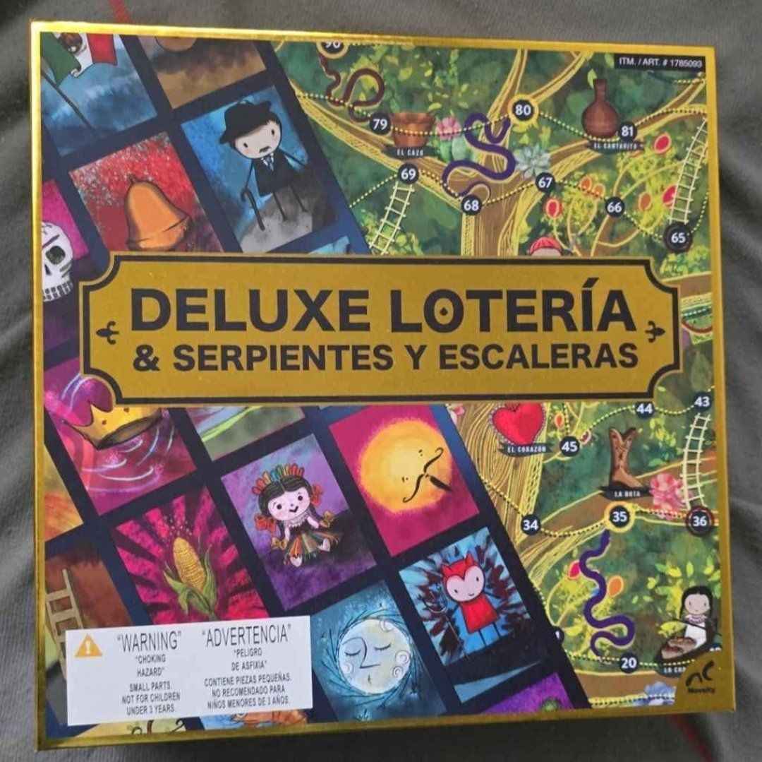 Deluxe Lotería & Serpientes y Escaleras Board Game Set