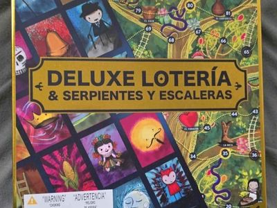 Deluxe Lotería & Serpientes y Escaleras Board Game Set