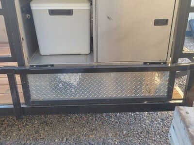 Brand New Camp Kitchenettes with Sink & Cooler.