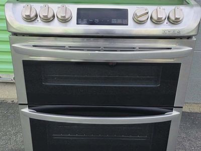 Lg 7.3 c.f. Elec. Double Oven SlideIn Range with ProBake Convection and Easy clean,free delivery