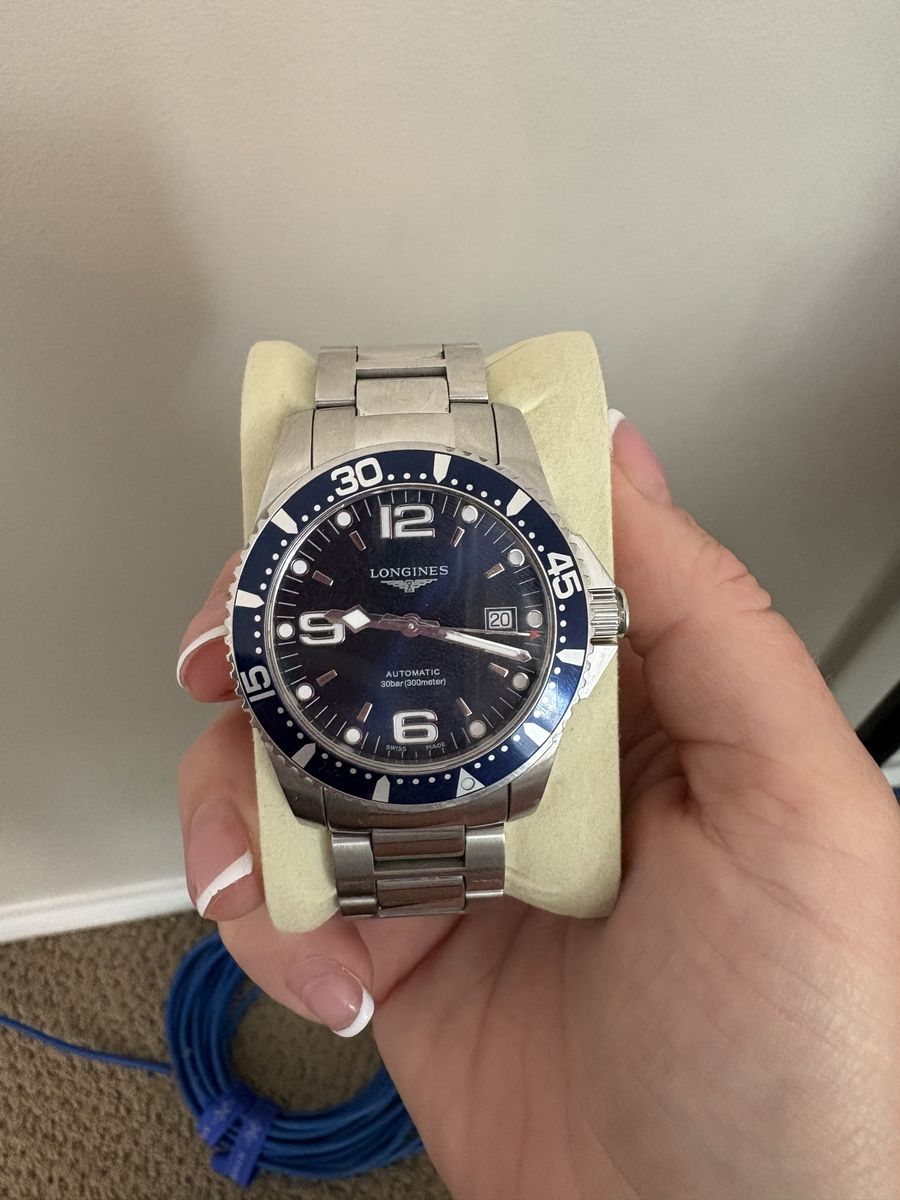 Longines HydroConquest Automatic 300m Blue Dial Men's Dive Watch L3.781.4.96.6