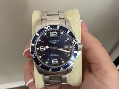 Longines HydroConquest Automatic 300m Blue Dial Men's Dive Watch L3.781.4.96.6