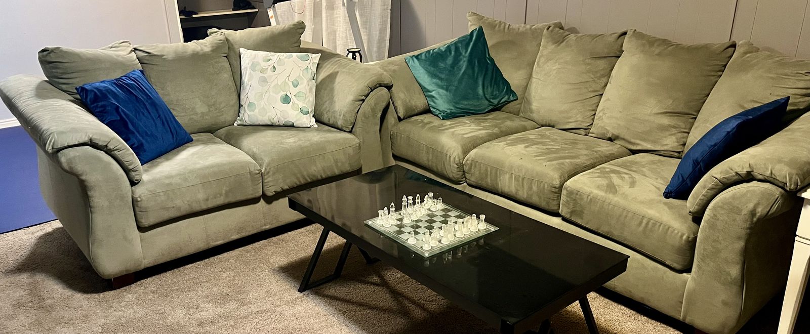 Glass top table