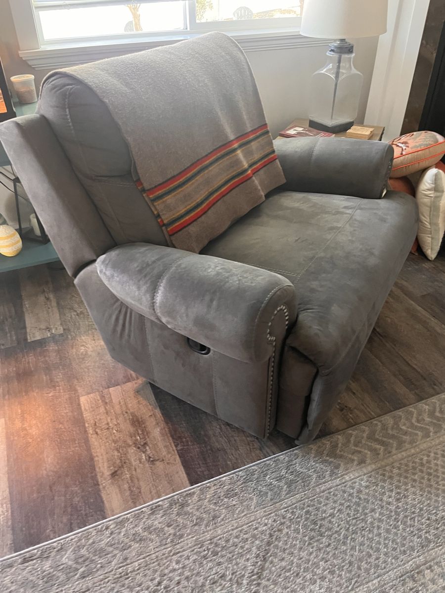 Double Wide Recliner Very Clean