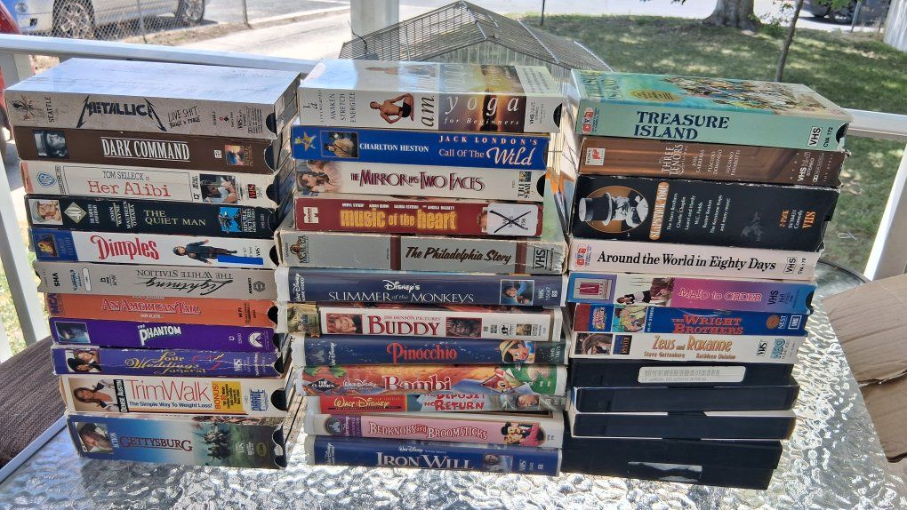 VHS tapes