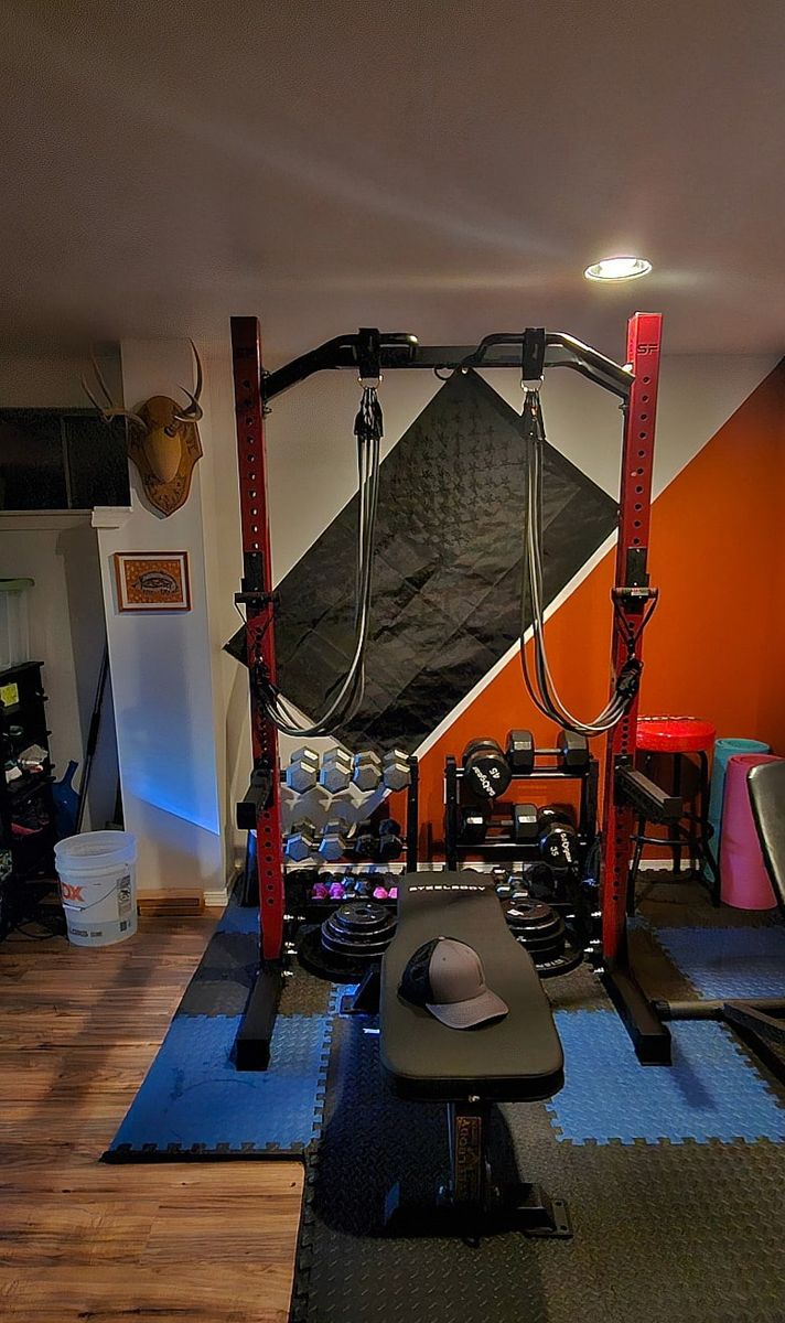 Weight Rack/Dumbells/Barbell/Stands