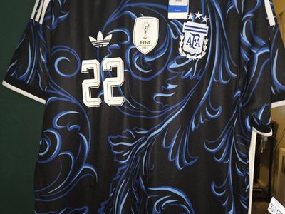 Adidas Argentina FIFA World Champions 2022 Lautaro Martinez #22 Jersey Men's 2XL New with Tags
