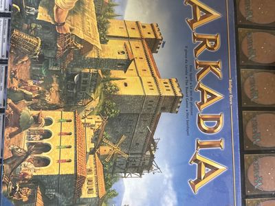 Ravensburger Arkadia Strategy Board Game (2007) - Complete, good condition only played a few times small scrape on the box lid.