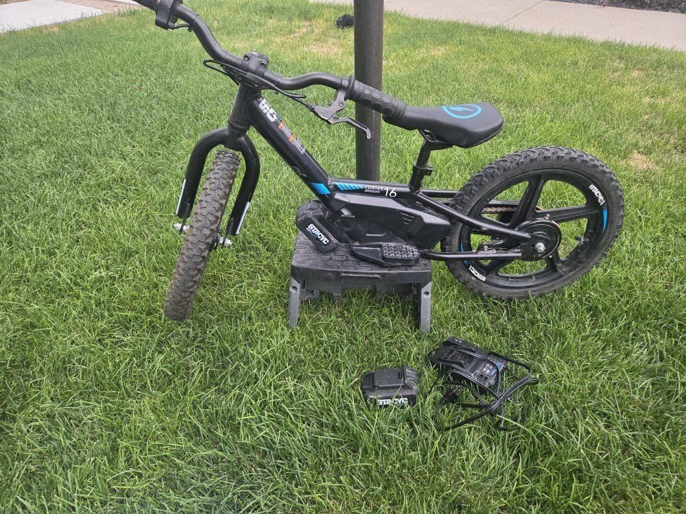 STACYC Brushless 16eDRIVE Kids Electric Bike W/2 Batteries