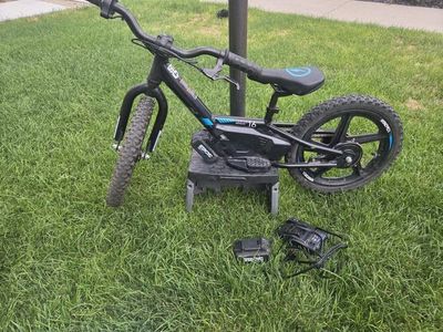 STACYC Brushless 16eDRIVE Kids Electric Bike W/2 Batteries