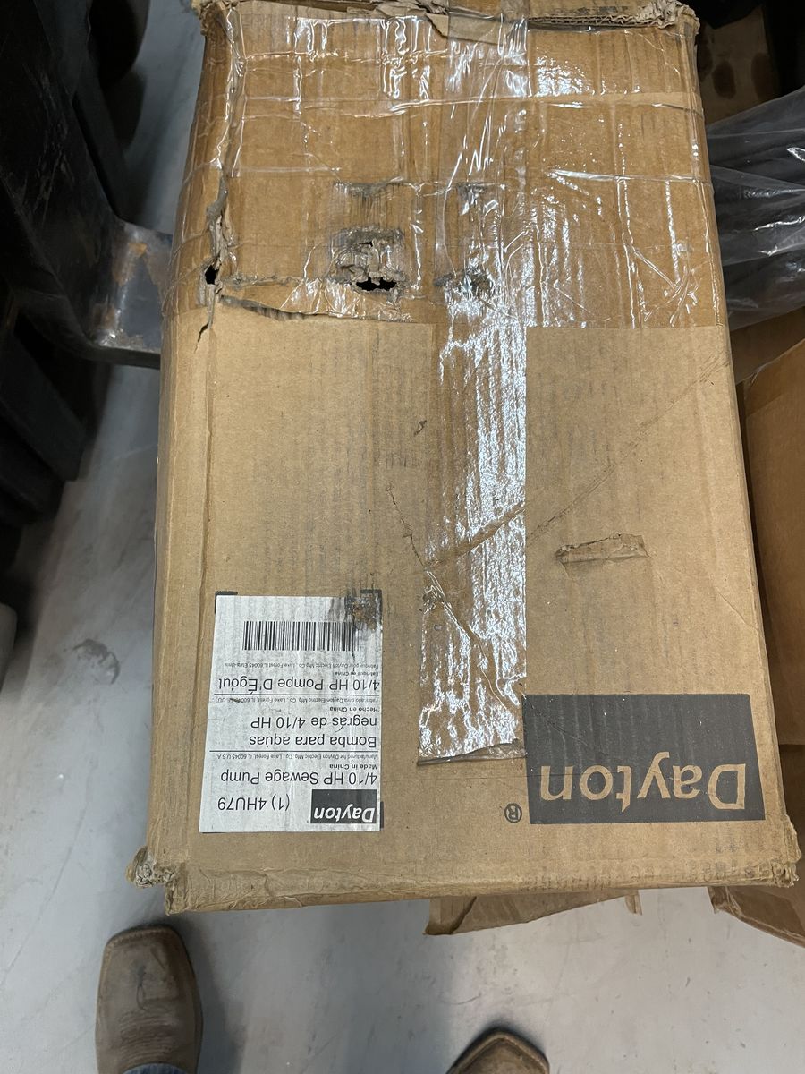 Dayton Sewage Pump – New Open Box