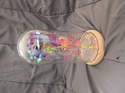 forever flower with butterfly