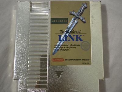 Zelda II: the Adventure of Link gold (NES)