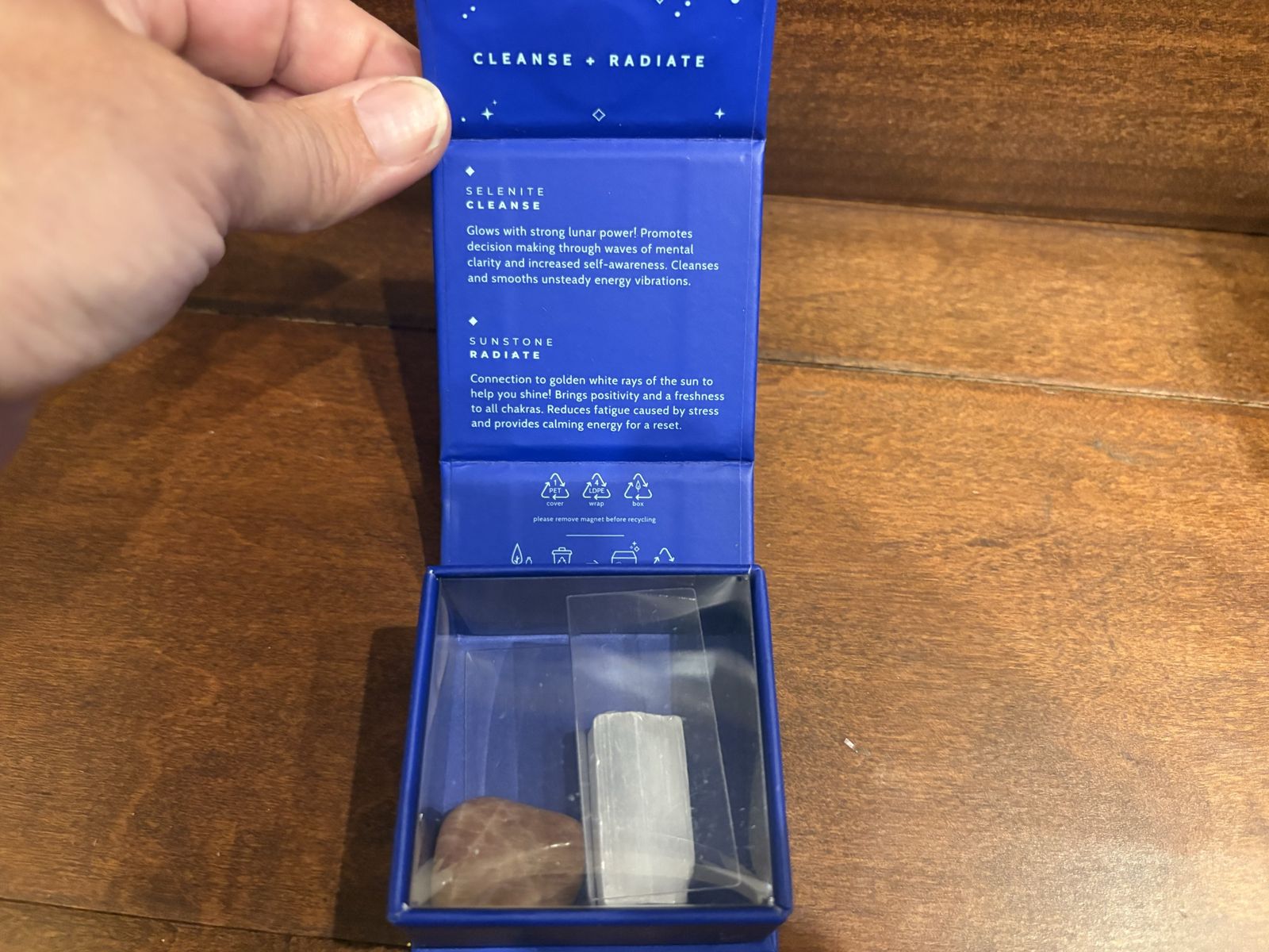 New Crystal Magic Mini Energy Set w/ Stone & Crystal 