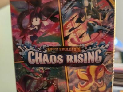 Pokemon TCG Mega Evolution Chaos Rising Booster Bundle - 6 Packs Sealed