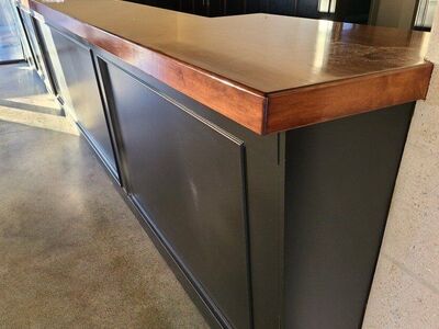 Magnificent wood countertop