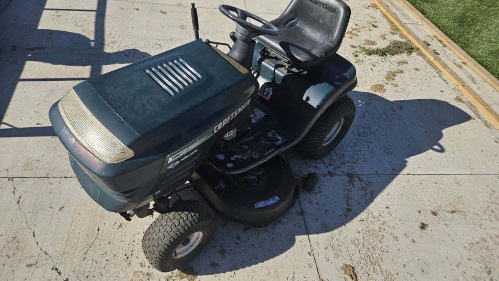 2 craftsman riding mowers