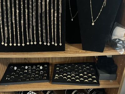 New Rings Bracelets Necklaces Earings Jewlery Gold