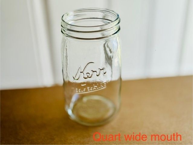 Kerr/Ball Canning wide mouth Jars – Quart Size, 12 for $9