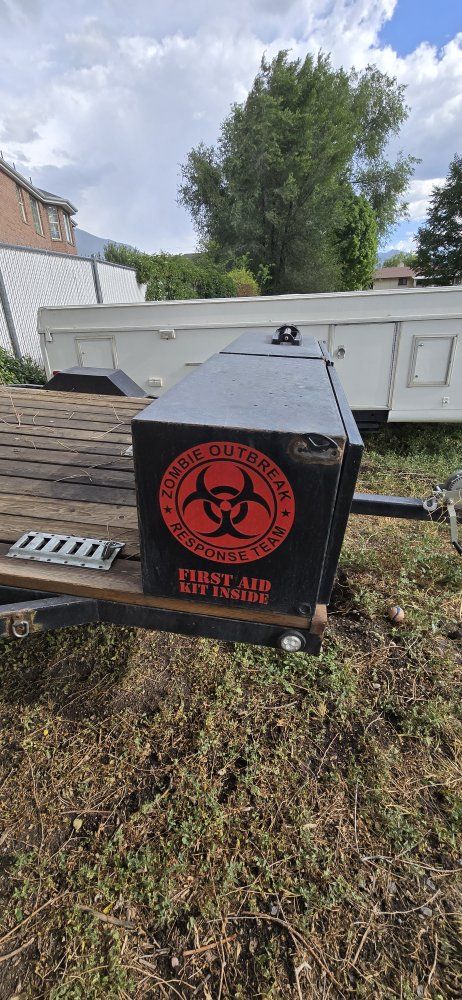 15' X 8' motorcycle/utility trailer