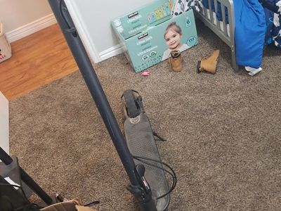 Unbranded Electric Scooter - Parts/Repair - Damaged Rear Wheel & Fender