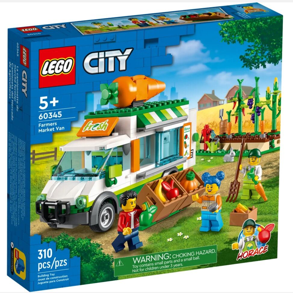 LEGO City Farmers Market Van 60345 - NEW