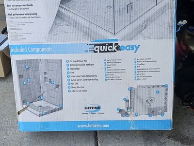 Shower water proofing system