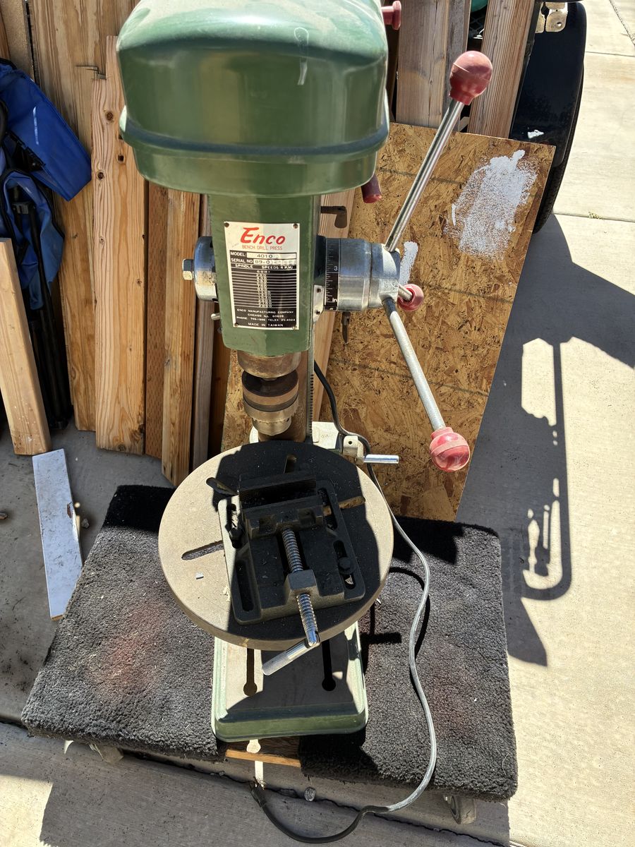 Enco bench drill press